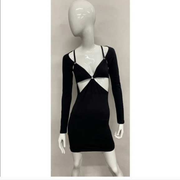 Iron Fist Dresses & Skirts - New Iheart Iron fist cut out bodycon black dress size small